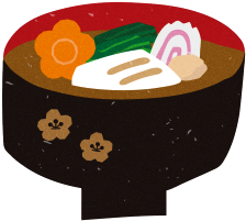 ぞうにのイラスト