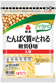 たんぱく質がとれる糖質0麺 丸麺