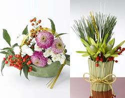 和の素材で作る花器